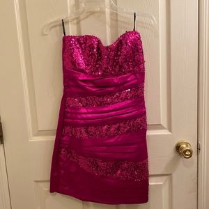 Sequin cocktail party dress.
